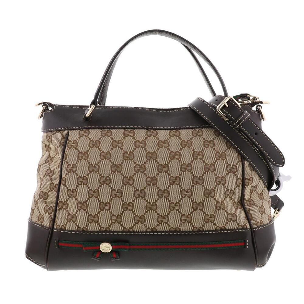 GUCCI Mayfair Shoulder Bag Messenger Brown